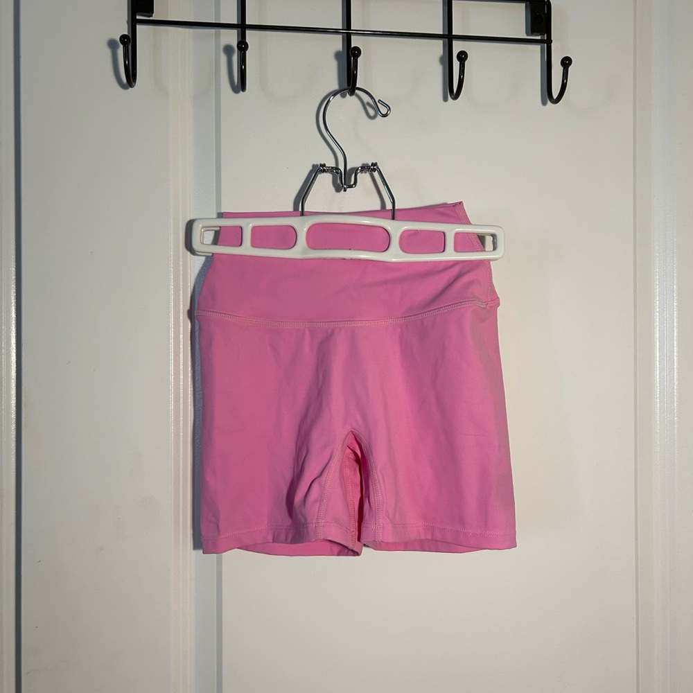 Crop Shop Boutique Pink Freedom Shorts 4”